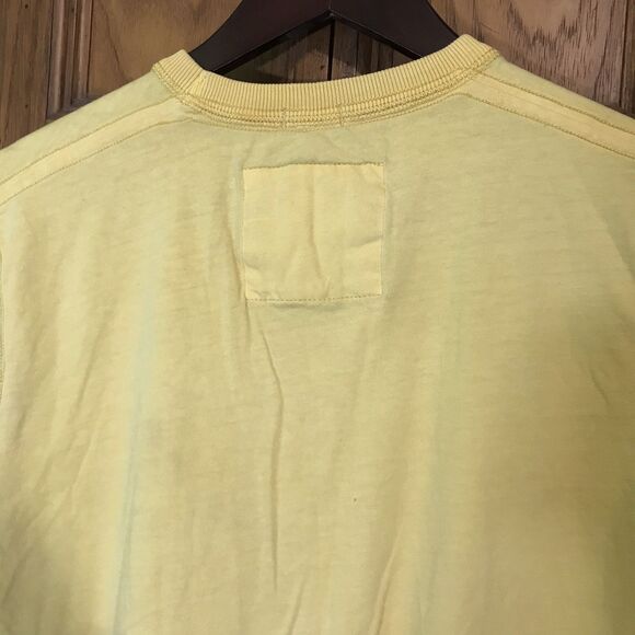 Vtg. Y2K Abercrombie & Fitch 1892 Muscle T-Shirt Men's XL Boxy Sewn Mustard Tee - Picture 8 of 8